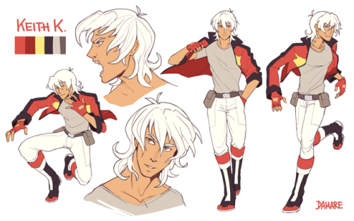 damare-draws:I love the idea of white haired Keith. So here is my take on him.high resolution PNG &a