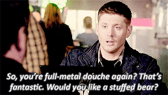 hiddlestonss:  dean meme: ten scenes [3/10] 