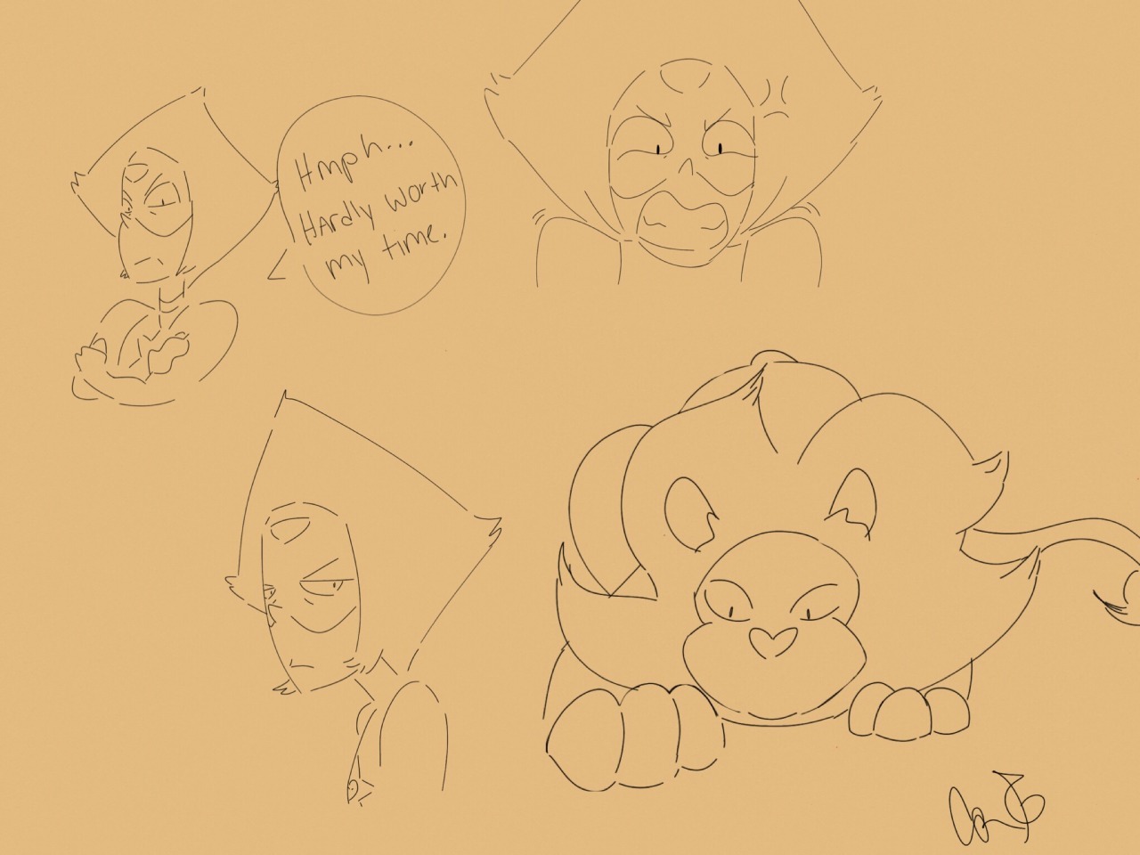 youronlyhopeishere:  Have some Peridot and a Lion :D 