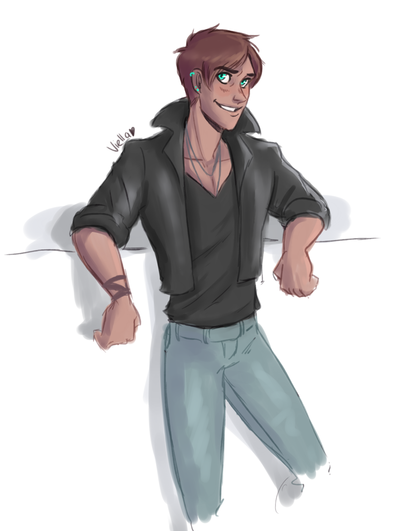 hello-draw:  viella-art:  Eren Jaeger doodles      