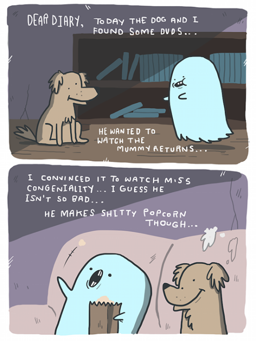 Porn Pics fuckyeahcomicsbaby:   A Ghost’s Best Friend