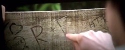 nouserideax:Richie really went back to RECARVE their initials in to the bridge to
