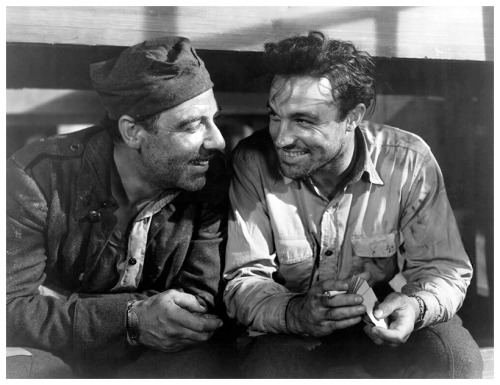 Joseph Calleia and Gene Kelly. The Cross of Lorraine (1943)