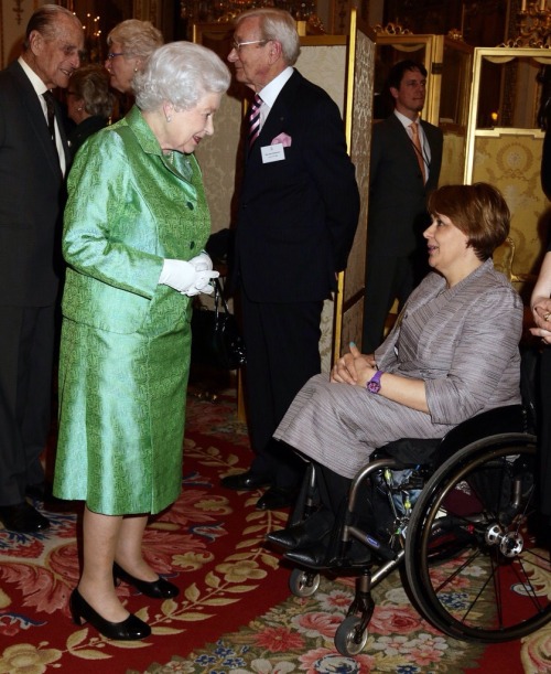 Queen Elizabeth II accompanied by Prince Philip, Duke of Edinburgh hosted the Winston Churchill Memo