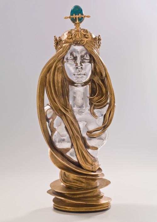 design-is-fine:  Alphonse Mucha, La Nature, 1899-1900. Bronze sculpture. Badisches Landesmuseum, Karlsruhe. Upcoming exhibition Jugendstil, MKG Hamburg, Oct 2015.