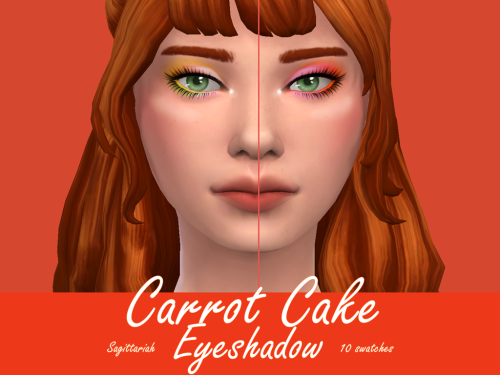 Carrot Cake Eyeshadowbase game compatible10 swatchproperly taggedenabled for all occultsdisabled for