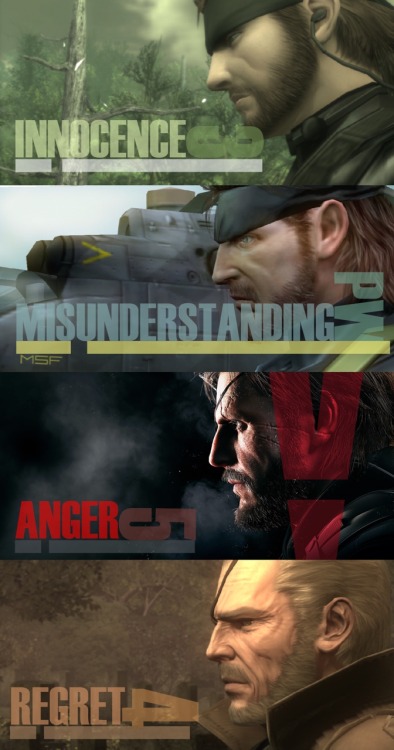 momfricker:  pizzaslicinator:Big Boss stages of life you forgot one