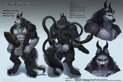 xuan-sirius:  A ref sheet commission to AkiEaglrs