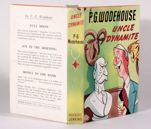 Uncle Dynamite P G Wodehouse - First Edition 1948 in fresh clean dust jacket 