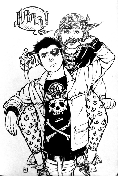 &ldquo;To err is human; to arr is pirate&rdquo; Inktober is over but it&rsquo;s never to