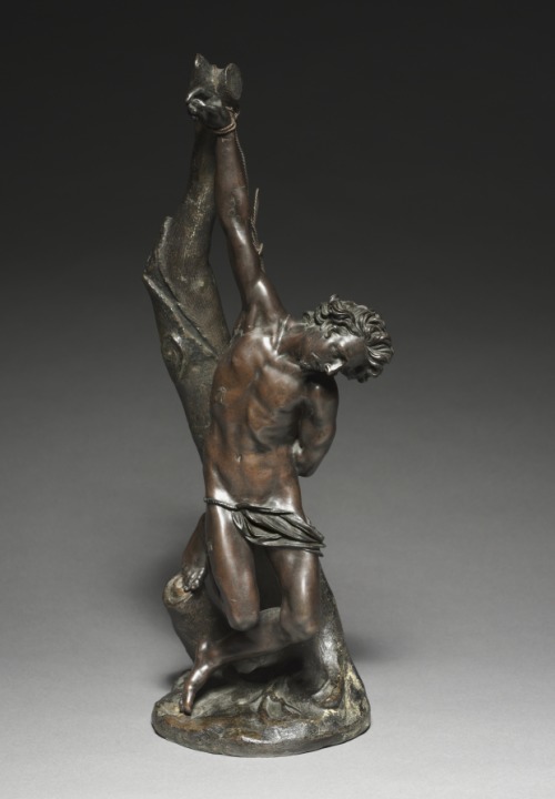 cma-european-art:  Saint Sebastian, Georg Petel , 1620, Cleveland Museum of Art: European Painting and Sculpture This composition is the subject of an ongoing attribution debate. The design is adapted from a painting by Adam Elsheimer, a German artist