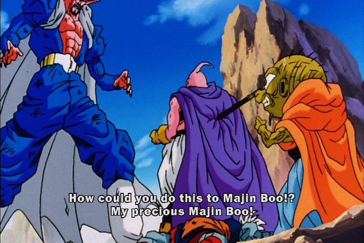 Dabura provoca majin boo dragonball z kai