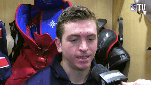 Post game interview with the hat trick boy (X)