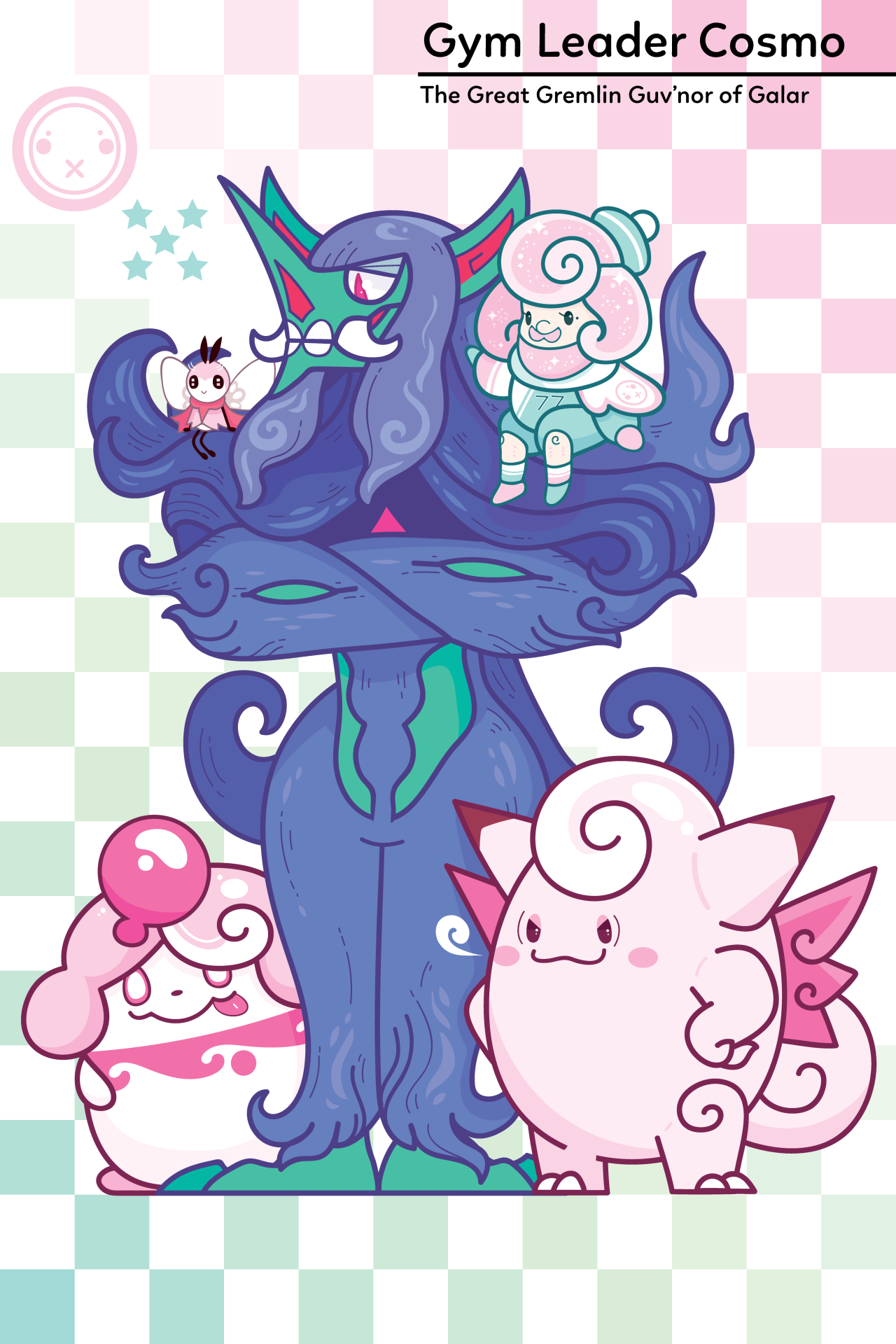 Pokemon Sword and Shield Galarian Gym Leaders Prints