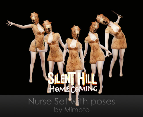 Silent Hill Homecoming Nurse Set with PosepackConverted by @rumorukaraizon (gave as a gift)bodyslide