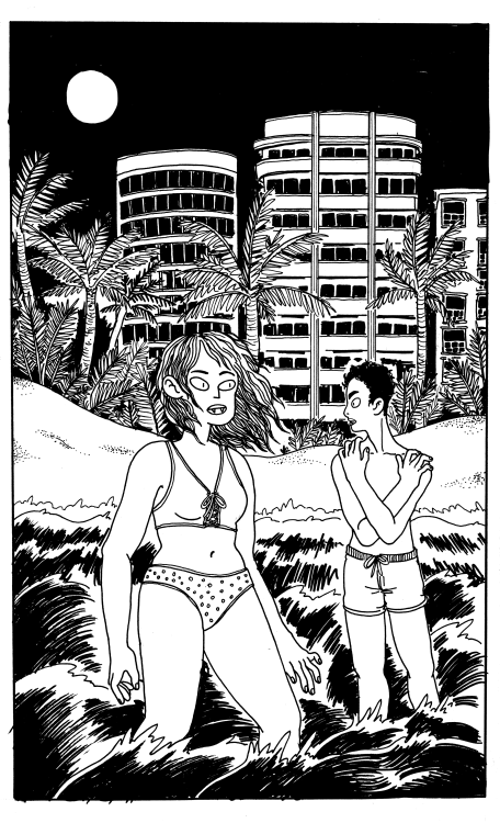 madelinehmcgrane: Vampire Beach 2 a quick comic about beach vampires, werewolves, friendship, love, 