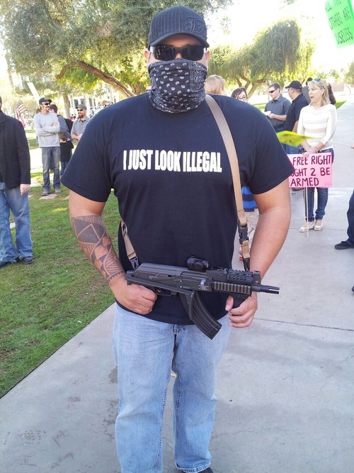bulletbakas:  cerebralzero:  actual-princess-mikasa:  why are all white guys so defensive over gun control„ like “NO, IT IS OUR CONSTITUTIONAL *RIGHT* TO OWN VERY DANGEROUS WEAPONS FOR NO REASON AT ALL FUCK OBAMA”        According to OP only “white