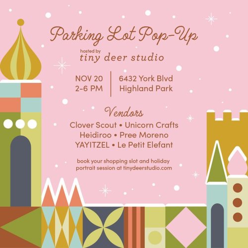 @cloverscout will be doing another pop up hosted by @tinydeerstudio . I’m also hoping my new set of 