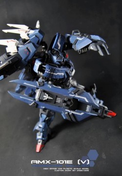 mechaddiction:  POINTNET.COM.HK - 改裝作品 HG 1/144AMX-101E Verserker Galluss #mecha – https://www.pinterest.com/pin/289989663489769486/