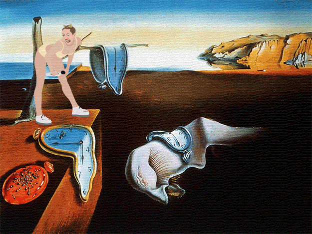 timothydelaghetto:  brittiepoo:  vitchtor:  Miley Cyrus twerks in famous paintings