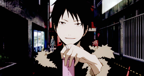 3- Favorite male anime character ever “Orihara Izaya - Drrr!” Oh come on, Izaya’s the biggest son of a bitch and also the greatest troll I have ever seen in the world of animes. That’s basically why I love him haha (I think everyone does.