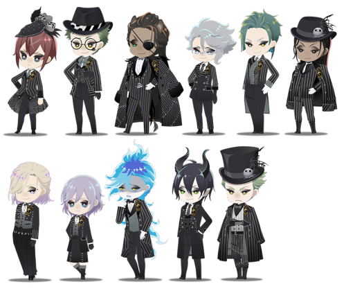 SSR Nightmare Suit Jamil, Leona, Sebek Live2d With Zero