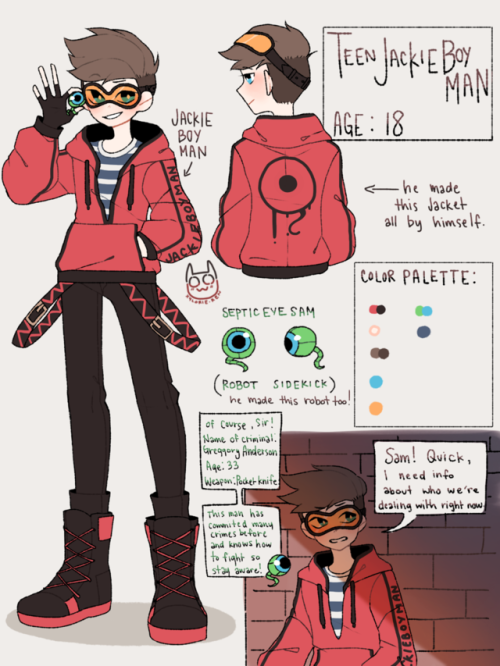 manguowl:xylorieren:ＴＥＥＮ ＪＡＣＫＩＥＢＯＹ ＭＡＮ•The design isnt much and its really simple coloring but yee e
