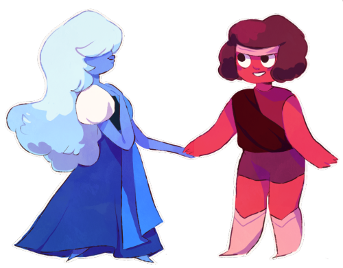 sergle:  really liked toffie’s old colorblocks for ruby so i had to draw her that way!this is transparent! 