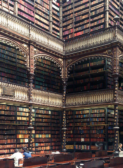 bookmania: Real Gabinete Português de Leitura, Rio de Janeiro (Photo: Alessandro Roncatti)