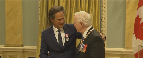 Our Co-founders, Michael Budman and Don Green receiving The Order of Canada in Ottawa, Canada on Nov