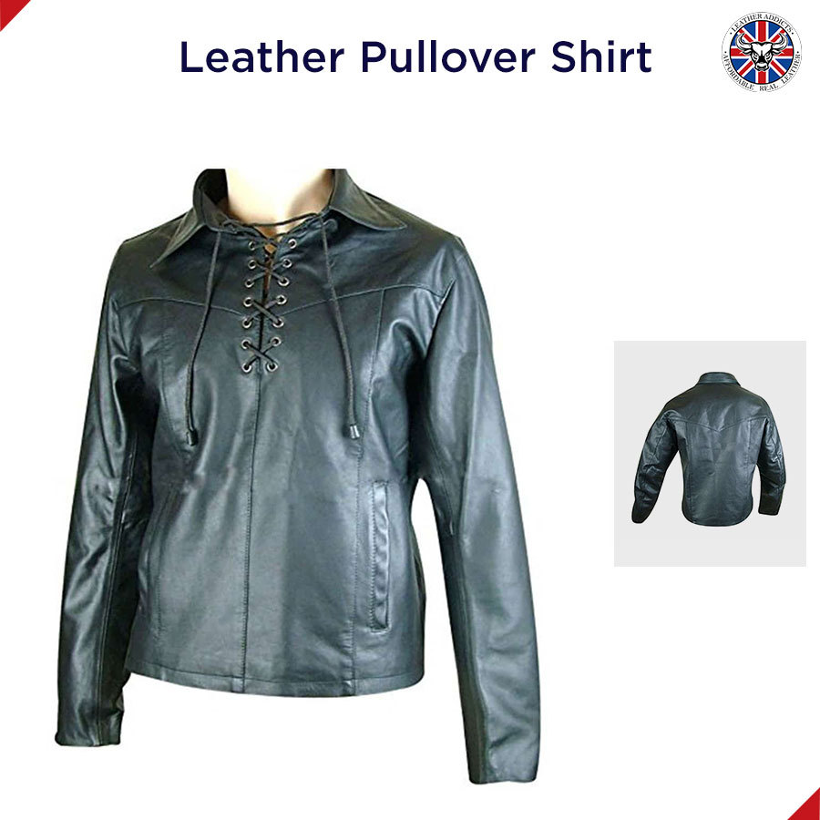 Leather Addicts — Leather Pullover Shirt