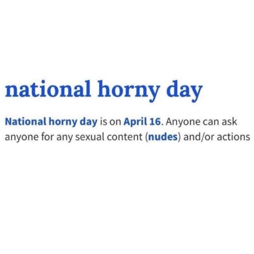 National Horny Day Celebrate with Swiss Navy and your favourite&hellip;.. #nationalhornyday #swi