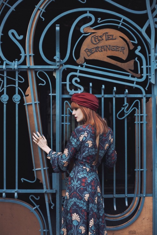 louisepandora: New Post : Art Nouveau Revival www.misspandora.fr/art-nouveau-revival/ Dress :