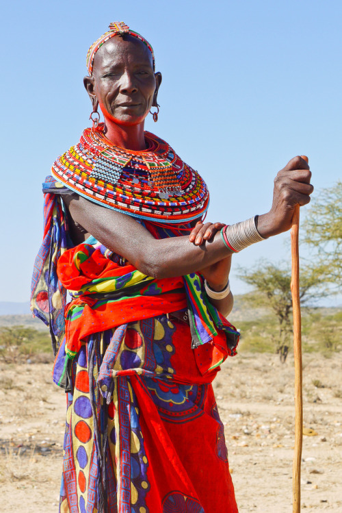 Samburu/Lokop/Loikop womenThe Samburu are a Nilotic people of north-central Kenya. They are a sub tr