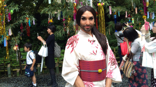 More pics from Conchita in Japan&hellip;SourceLast pics and quote from Conchitas Facebook&he