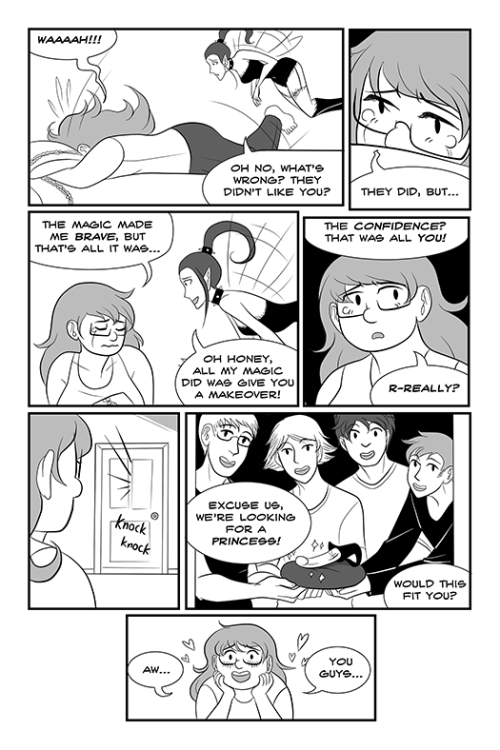 anagrammaton:  sweet-arts:  Here’s Cindomrella, a stupid, ridiculous porn comic I drew a while back.