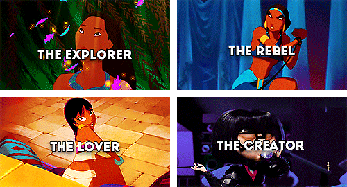 kida-tiana:   Some Disney + Dreamworks PoC + The 12 Common Archetypes (insp) 