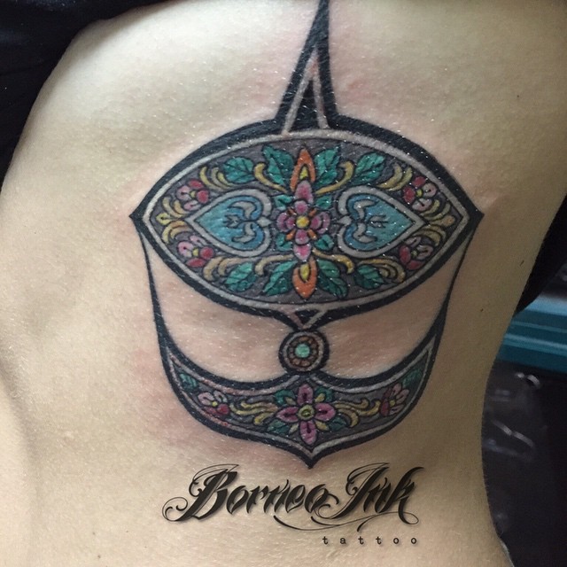 Borneo Ink Tattoo — Wau (traditional Malay kite) tattoo done on...
