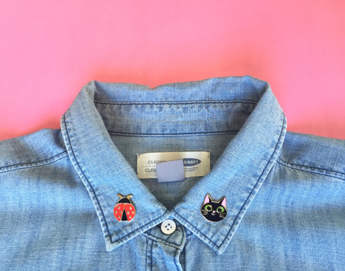 gicabyte: Good Luck, Bad Luck How to be a low-key ML fan at work. I made some cute enamel pins! Yay!
