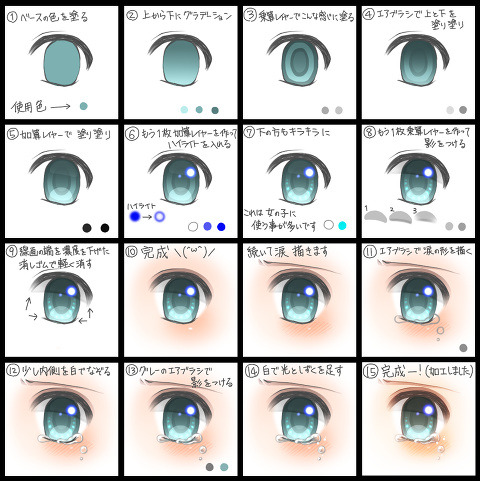 kurisu004:Figure it out with one page! 10 tutorials about eyes“The eyes are one of the most importan