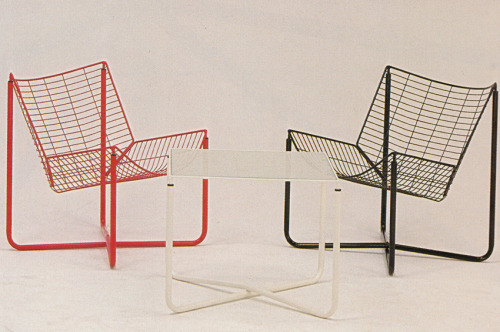 aqqindex:  Wire Chairs and Table, Circa 1980