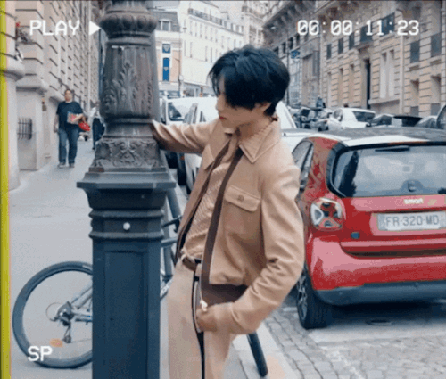 [BOYLOG] SUNWOO CAM | SUNWOO IN PARIS #2converted By @gifs-from-izzy