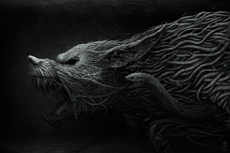 shamelesslilminxx:  asylum-art:  The dark world of Anton Semenov  on Behance Gloom82