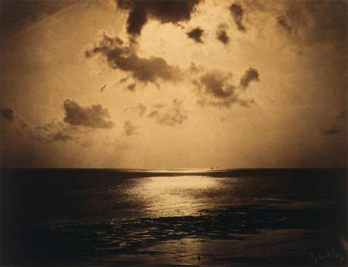 kecobe:   Gustave Le Gray (French; 1820–1882)Un effet de soleil = An Effect of the Sun, Normandy Albumen print from wet collodion negative, ca. 1856 The Cleveland Museum of Art, Cleveland, Ohio 
