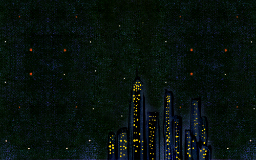 soulist-aurora:  Night in New York by Hajin BaeFor Emilie.