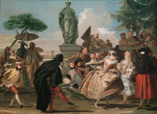 “The Minuet” by Giovanni Domenico Tiepolo, 1756