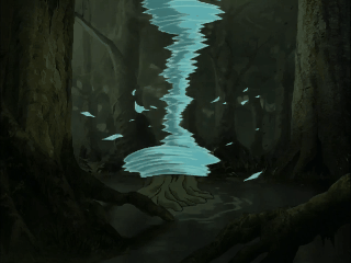 avatarsymbolism:Aang and Katara working and bending together in Book 2. 