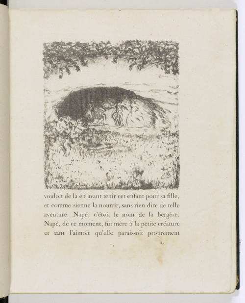 In-text plate (page 11) from Daphnis et Chloé, Pierre Bonnard, 1902, MoMA: Drawings and PrintsThe Lo