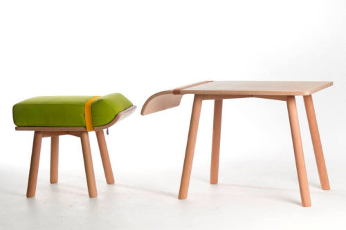 Hosting Hounds is an adorable family of dog-inspired furniture by Industrial designer Tom Bendkovski