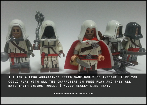 Symphony Jo da Modernisering Assassin's Creed Confessions — I think a Lego Assassin's Creed game would  be...